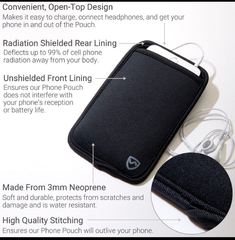 SYB Arm Band Pouch Deluxe | EMF Shielding Phone Armband for Workouts
