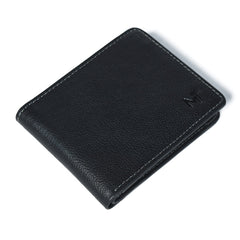 Classic Black Leather Wallet for Dad