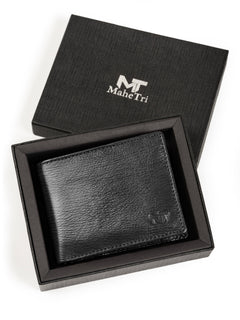 Black Sleek-Fit Wallet for Dad