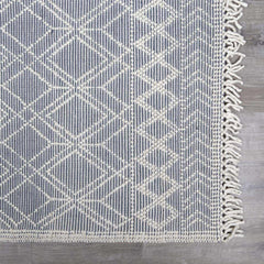 Ramsbury Denim Blue Wool Rug