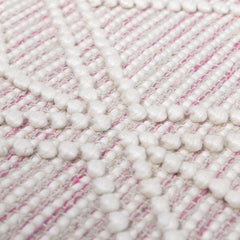 Ramsbury Soft Pink Wool Rug - Clearance