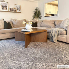 Greenpoint Dusty Blue Washable Rug