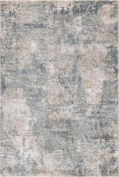 Fallin Gray Thick Luxe Abstract Striped Rug