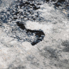 Kirkland Dark Blue Marble Rug