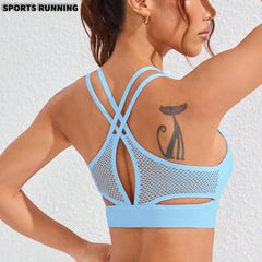 Yoga Sports Bras Push Up Gym Crop Tops