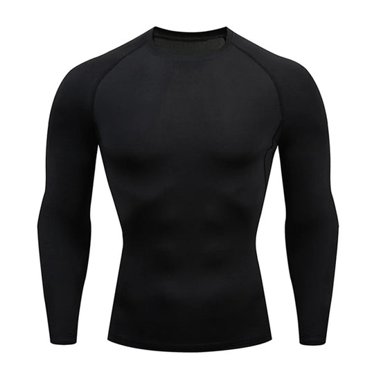 Men's Compression Long Sleeve Gym Shirt