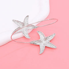 New Fashion Golden Alloy 2 Starfish Arm Bracelet for Women  Summer Beach \Dance Party Cuff Bracelets Jewlery Accessories Gifts