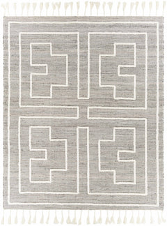 Azra Tasseled Jute&Wool Rug - Clearance