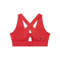 Loki & Ivy Women's Twist Front V-Neck Sports Bra
