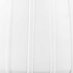 Dunguan White Ribbed Wood Planter - Clearance