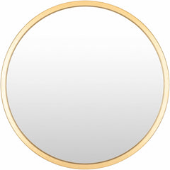 Guindarohan Gold Frame Round Mirror