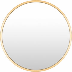 Guindarohan Gold Frame Round Mirror