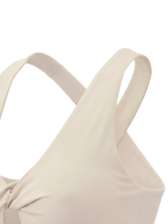 Loki & Ivy Women's Twist Front V-Neck Sports Bra