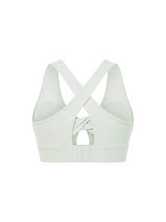 Loki & Ivy Women's Twist Front V-Neck Sports Bra