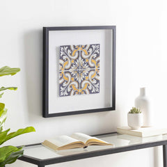 Mazgirt Majestic Black Frame Wall Art Piece - Clearance