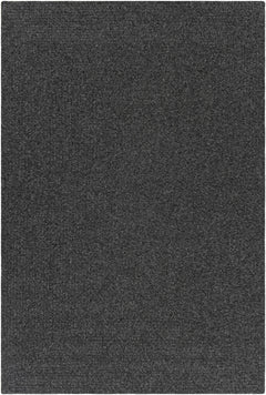 Black Braided Faux Jute Rug