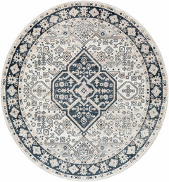 Cabacungan Cream & Gray Washable Area Rug - Clearance